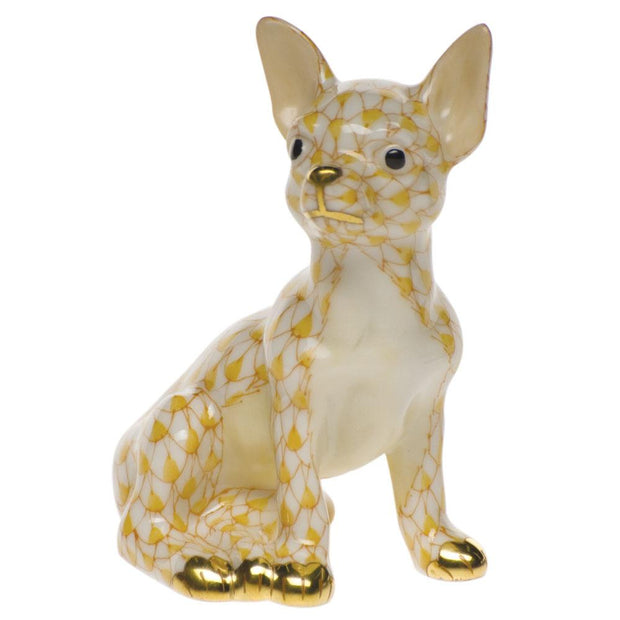 Herend Chihuahua Figurines Herend Butterscotch 