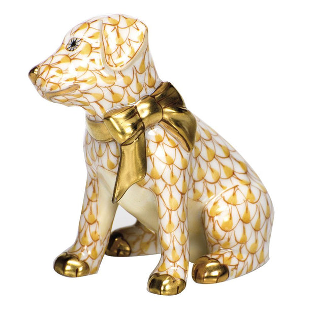 Herend Doggie Dazzle Figurines Herend Butterscotch 