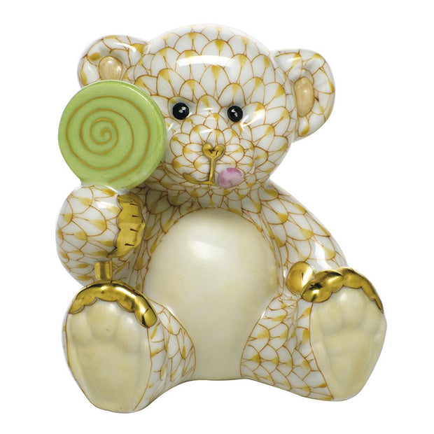 Herend Sweet Tooth Teddy Figurines Herend Butterscotch 