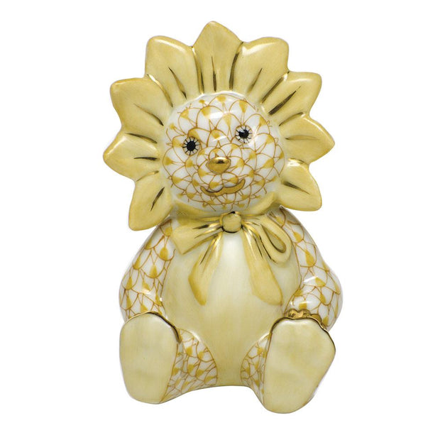 Herend Sunflower Bear Figurines Herend Butterscotch 