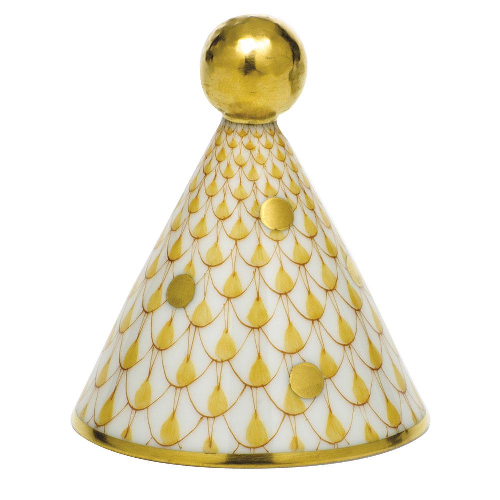 Herend Party Hat Figurines Herend Butterscotch 