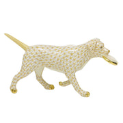 Herend Frisbee Dog Figurines Herend Butterscotch 