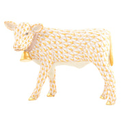 Herend Calf With Bell Figurines Herend Butterscotch 