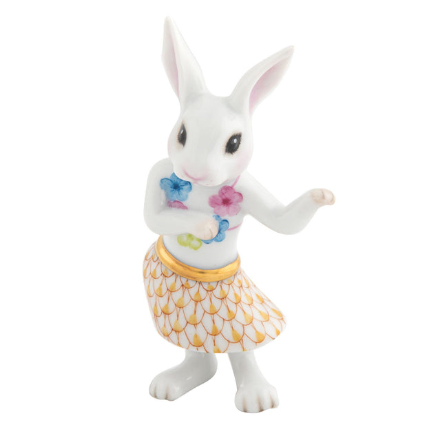 Herend Hula Bunny Figurines Herend Butterscotch 