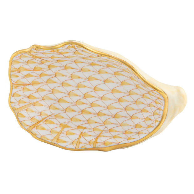 Herend Oyster Shell Figurines Herend Butterscotch 