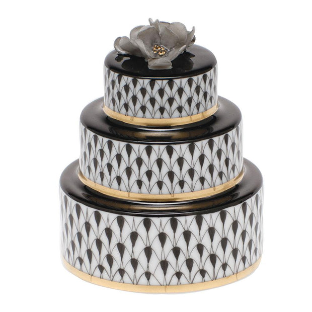 Herend Wedding Cake Figurines Herend Black 