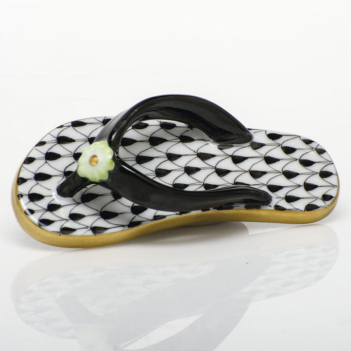 Herend Flip Flop Figurines Herend Black 
