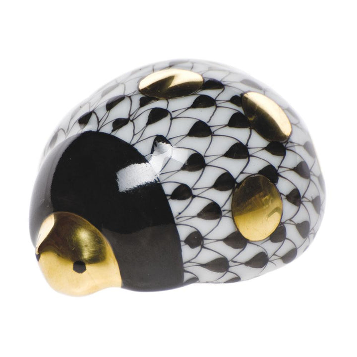 Herend Lucky Ladybug Figurines Herend Black 