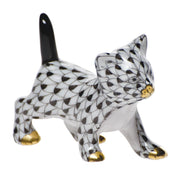 Herend Strutting Kitty Figurines Herend Black 