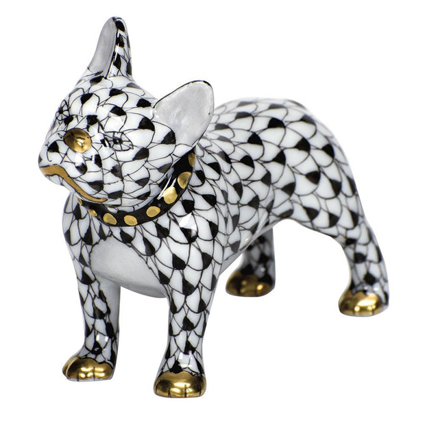 Herend Frenchie Figurines Herend Black 