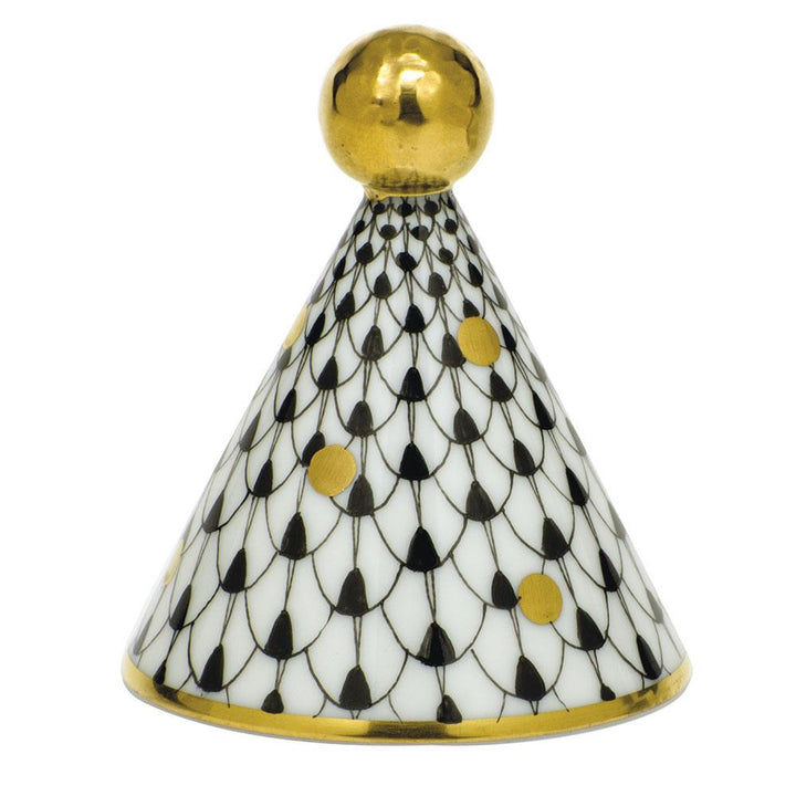 Herend Party Hat Figurines Herend Black 