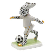 Herend Soccer Bunny Figurines Herend Black 