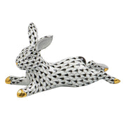 Herend Lounging Bunny Figurines Herend Black 