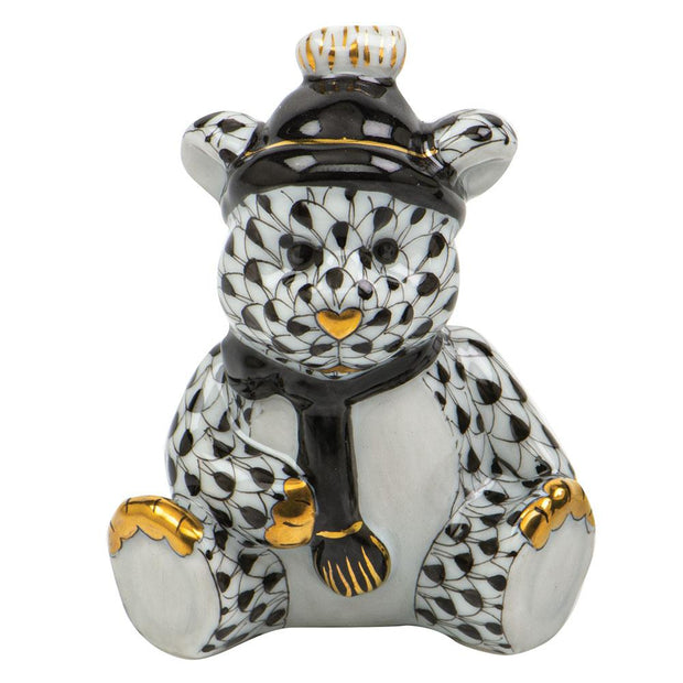 Herend Winter Bear Figurines Herend Black 