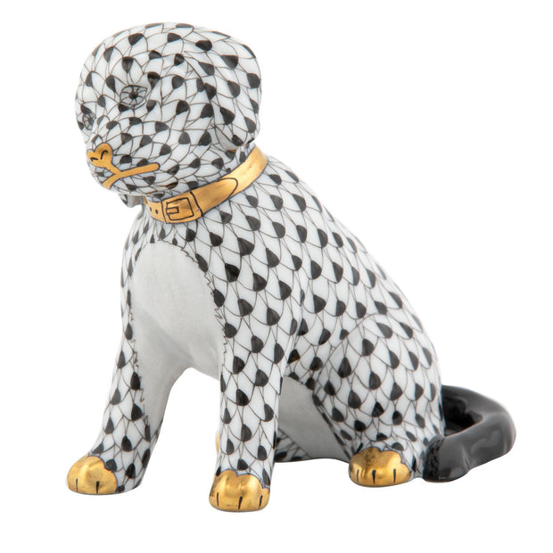 Herend Good Dog Figurines Herend Black 