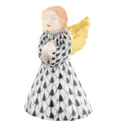 Herend Petite Praying Angel Figurines Herend Black 