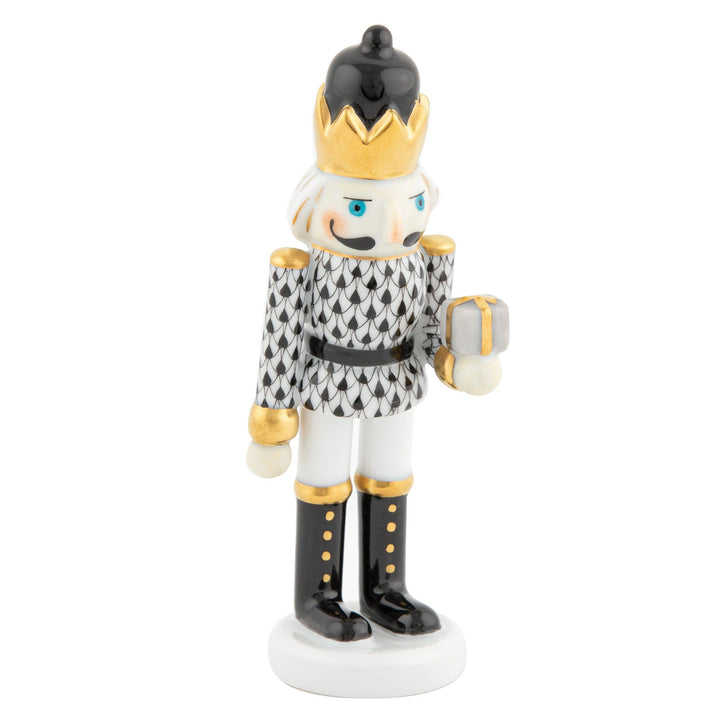 Herend Nutcracker With Gift Figurines Herend Black 