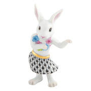 Herend Hula Bunny Figurines Herend Black 