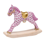 Herend Rocking Horse Figurines Herend Raspberry (Pink) 