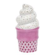 Herend Ice Cream Cone Figurines Herend Raspberry (Pink) 