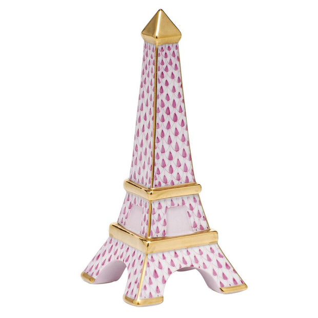 Herend Eiffel Tower Figurines Herend Raspberry (Pink) 