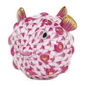 Herend Puffer Fish Figurines Herend Raspberry (Pink) 