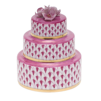 Herend Wedding Cake Figurines Herend Raspberry (Pink) 