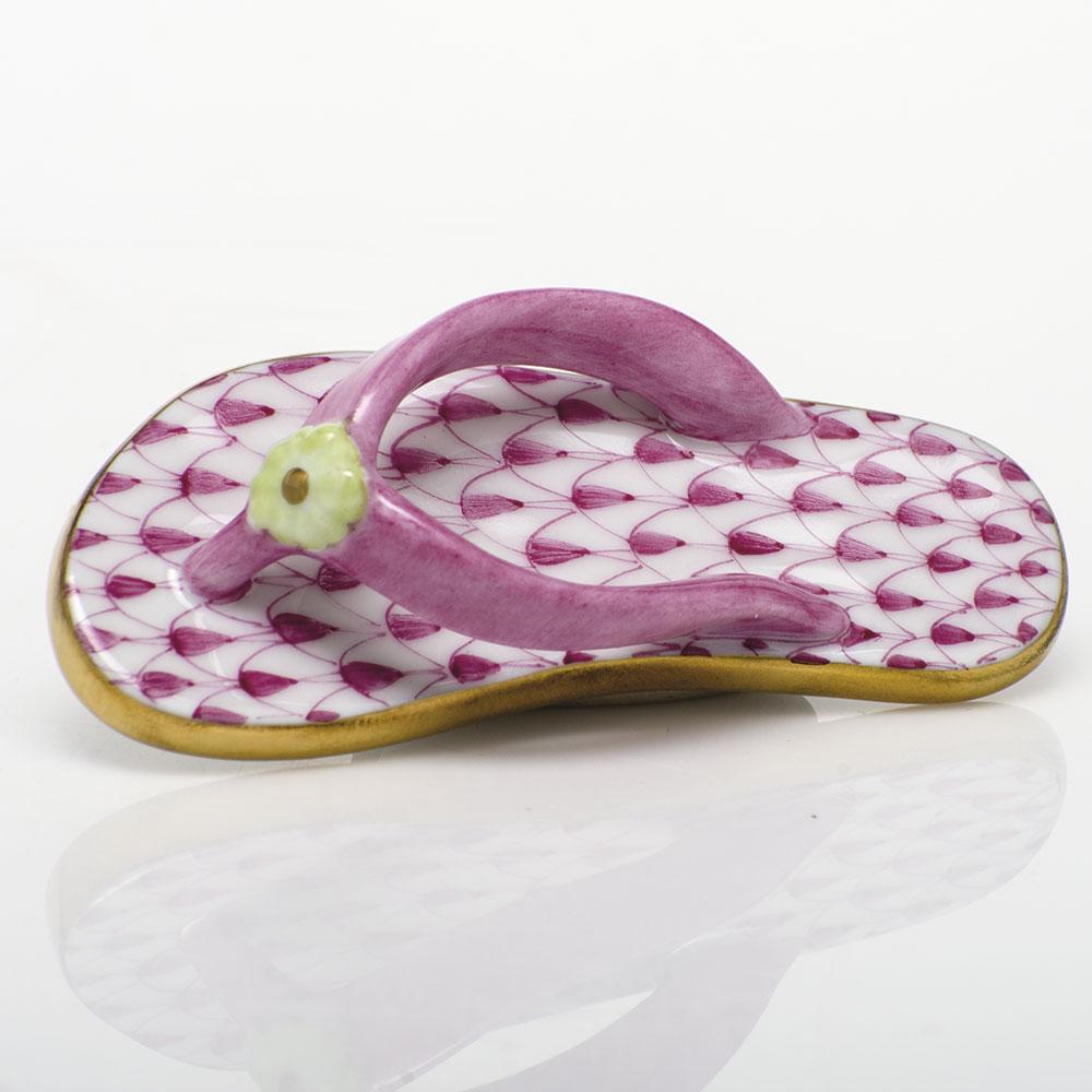 Herend Flip Flop Figurines Herend Raspberry (Pink) 
