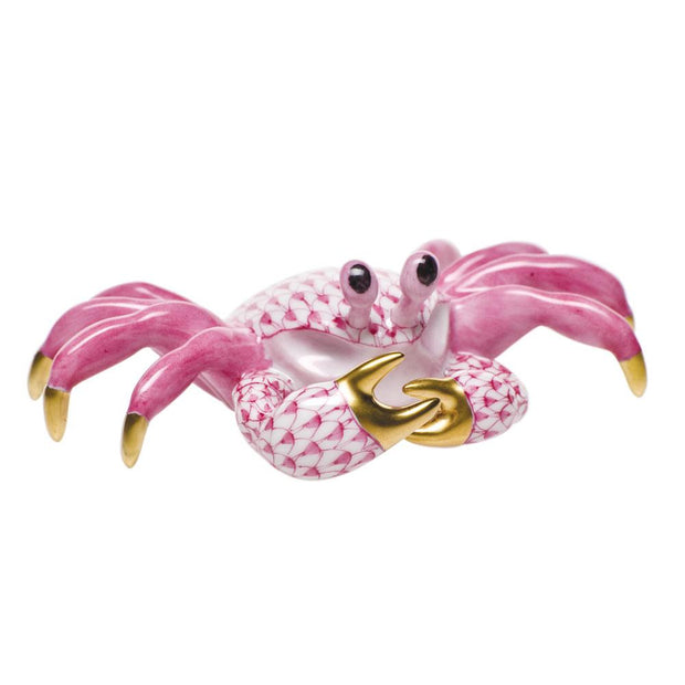 Herend Ghost Crab Figurines Herend Raspberry (Pink) 