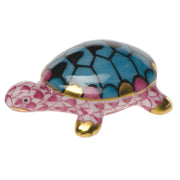Herend Tiny Turtle Figurines Herend Raspberry (Pink) 
