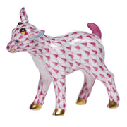 Herend Baby Goat Figurines Herend Raspberry (Pink) 