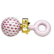 Herend Baby Rattle Figurines Herend Raspberry (Pink) 