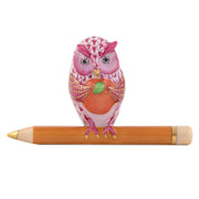 Herend Teacher Owl Figurines Herend Raspberry (Pink) 