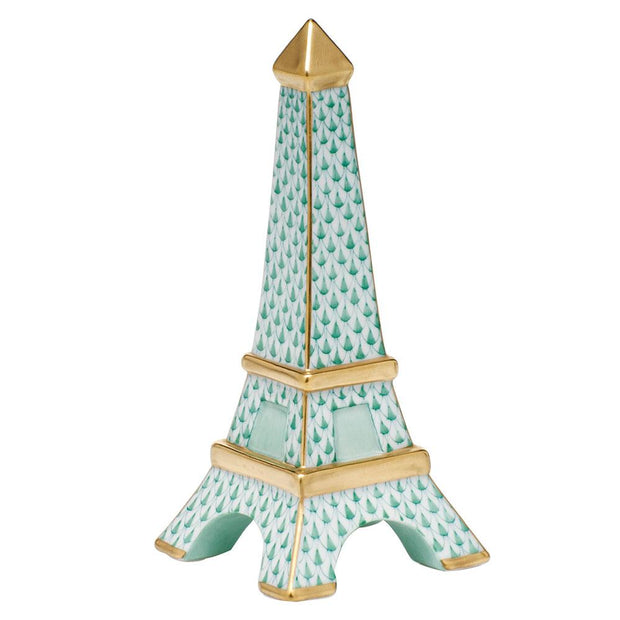 Herend Eiffel Tower Figurines Herend Green 