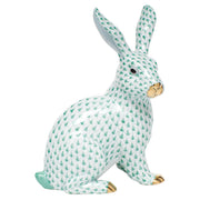 Herend Large Sitting Bunny Figurines Herend 