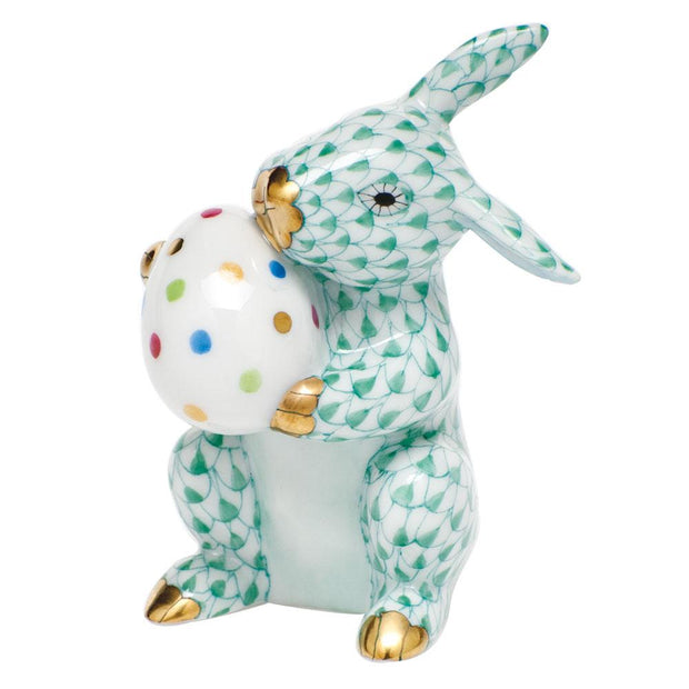 Herend Easter Bunny Figurines Herend Green 