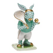 Herend Tennis Bunny Figurines Herend Green 