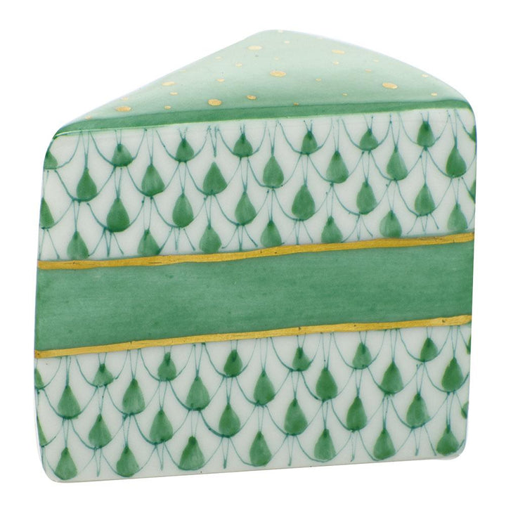 Herend Slice Of Cake Figurines Herend Green 