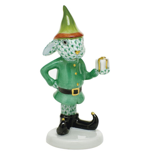 Herend Elf Bunny Figurines Herend Green 