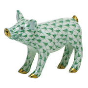 Herend Smiling Pig Figurines Herend Green 