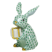 Herend Celebration Bunny Figurines Herend Green 