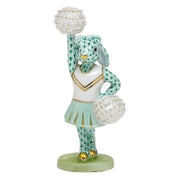 Herend Cheerleader Bunny Figurines Herend Green 