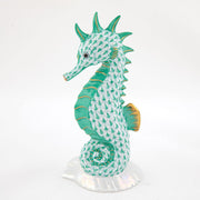 Herend Seahorse On Scallop Shell Figurines Herend Green 