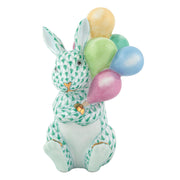 Herend Balloon Bunny Figurines Herend Green 