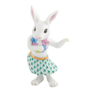 Herend Hula Bunny Figurines Herend Green 