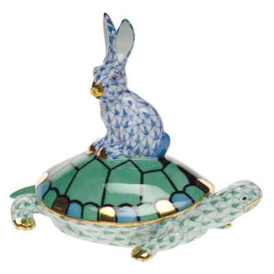Herend Small Tort & Hare Figurines Herend 