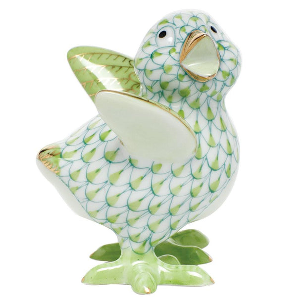 Herend Chicken Little Figurines Herend Lime Green 