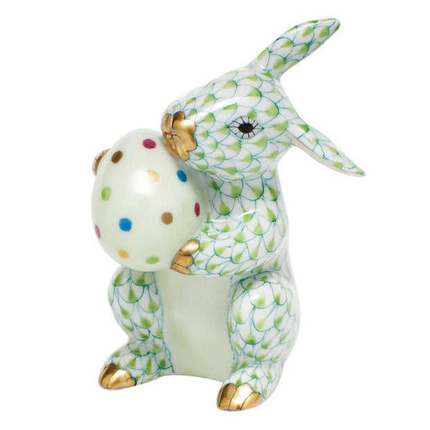 Herend Easter Bunny Figurines Herend Lime Green 