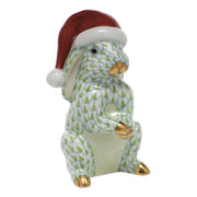 Herend Santa Bunny Figurines Herend Lime Green 