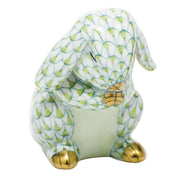 Herend Praying Bunny Figurines Herend Lime Green 